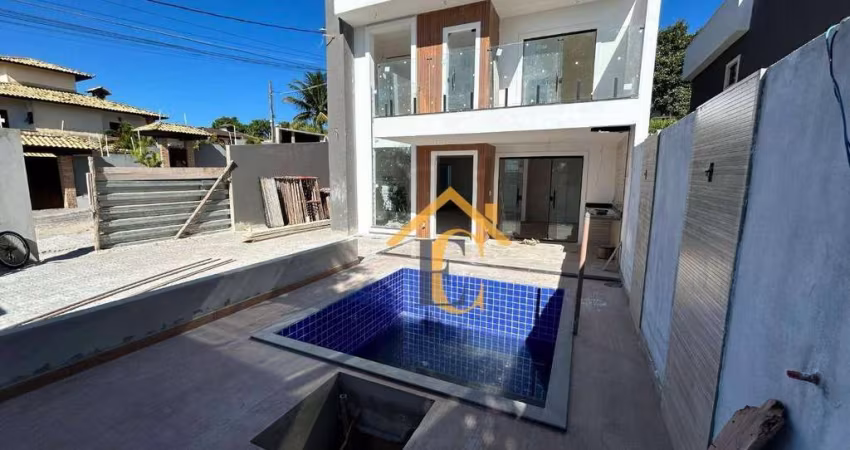 Casa com 4 dormitórios à venda, 140 m² por R$ 800.000,00 - Colinas - Rio das Ostras/RJ