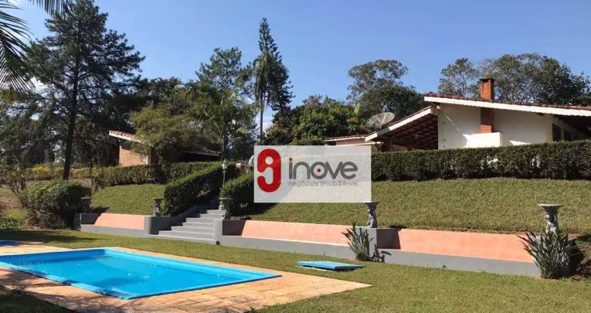 Sítio com 5 dormitórios à venda, 48400 m² por r$ 1.500.000,00 - ponte alta - atibaia/sp