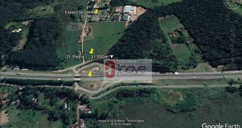 Área à venda, 31000 m² por r$ 4.000.000,00 - estância santa maria do laranjal - atibaia/sp