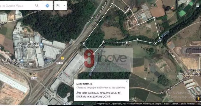 Terreno à venda na Rodovia Dom Pedro I, Ponte Alta, Atibaia