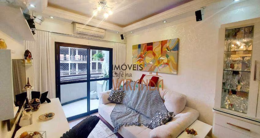 Apartamento com 3 dormitórios à venda, 75 m² por R$ 550.000,00 - Edifício Atlântico - Valinhos/SP
