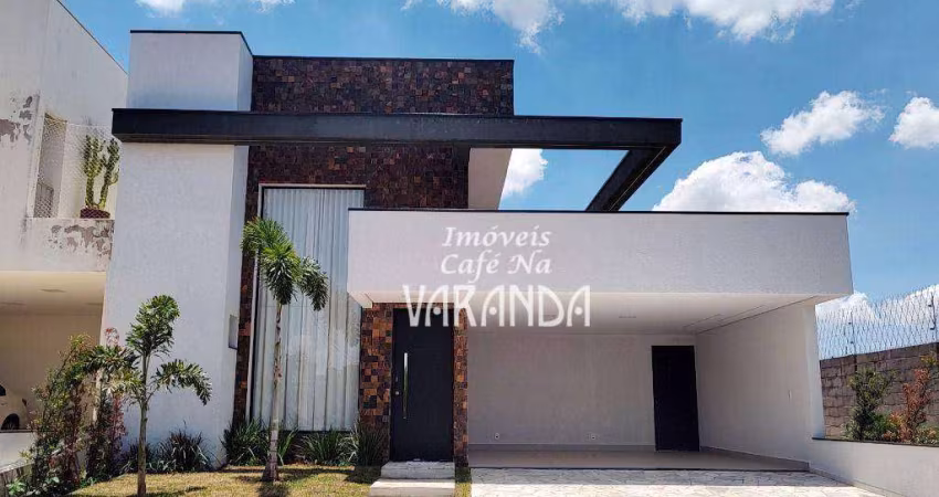 Casa com 3 dormitórios à venda, 230 m² por R$ 1.590.000 - Condomínio Residencial Flor da Serra - Valinhos/SP