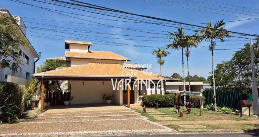 Casa com 4 dormitórios à venda, 549 m² por r$ 4.100.000,00 - condomínio village visconde de itamaracá  - valinhos/sp