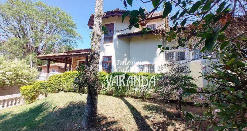 Chácara com 3 dormitórios à venda, 270 m² por r$ 1.100.000,00 - vale verde - valinhos/sp
