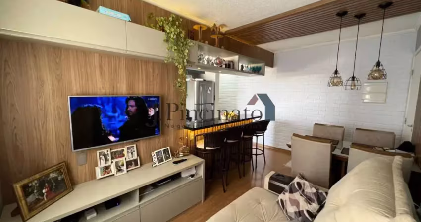 Apartamento semi mobiliado com 02 quartos para alugar no residencial morada dos pássaros no bairro distrito industrial em jundiaí - sp ref. 26207