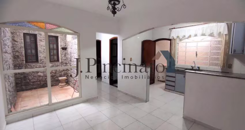 Casa térrea com 02 quartos para alugar no bairro torres são josé em jundiaí - sp. ref. 59735