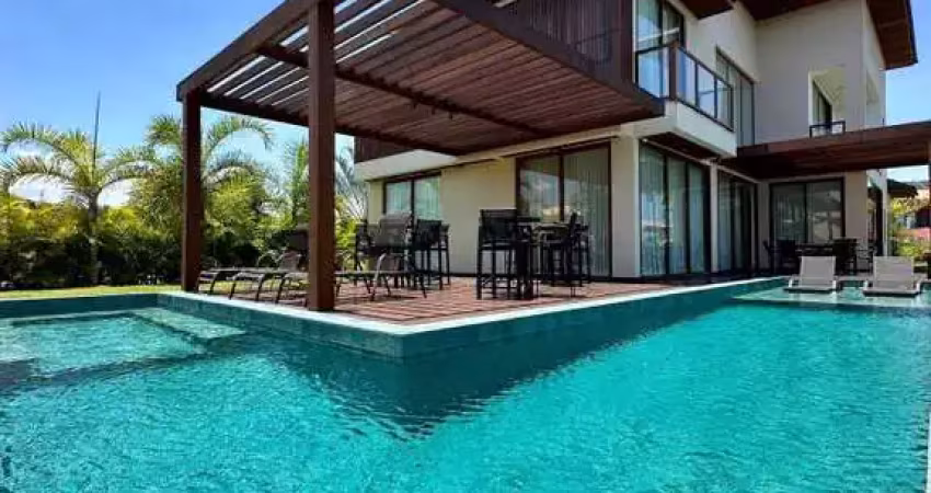 Casa em condomínio para venda em mata de são joão, praia do forte, 5 suítes, 6 banheiros, 3 vagas
