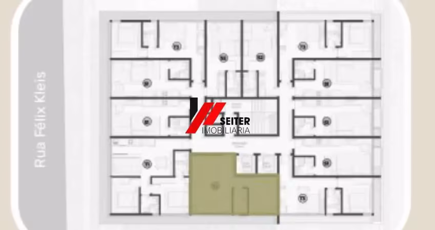 Apartamento à venda com 1 dormitório no teahupoo santa mônica