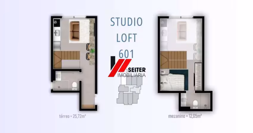 Studio moderno e funcional à venda em Florianópolis