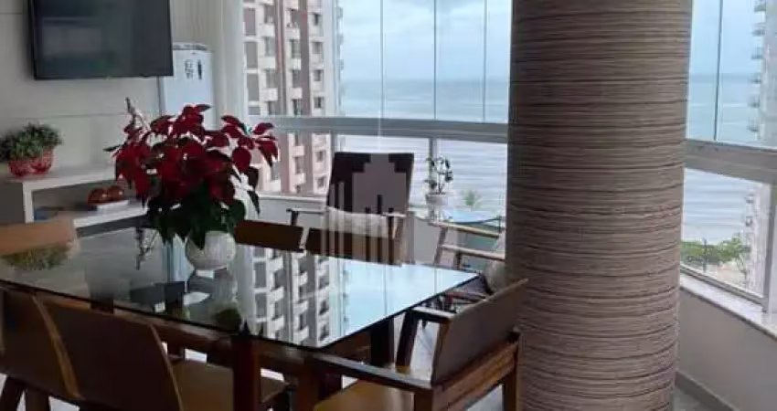 Lindo apartamento com ampla sacada e vista para o mar na barra sul