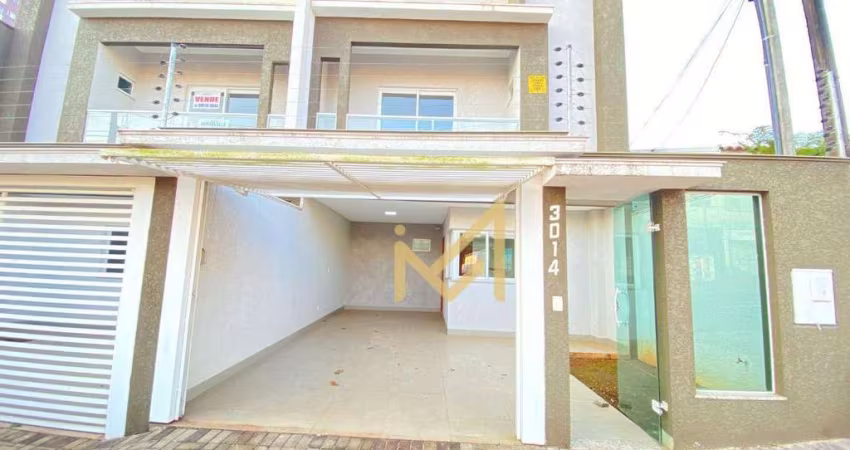Sobrado - 3 dormitórios - 124 m² - R$ 650.000 - Coqueiral - Cascavel/PR