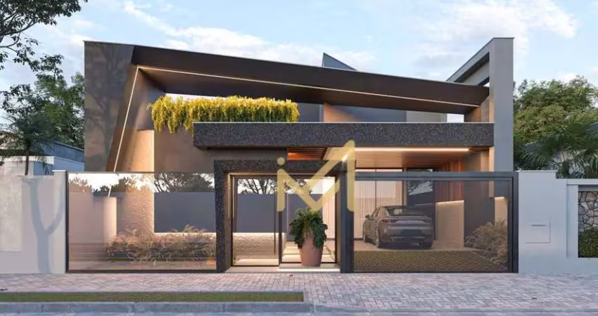 Casa com 3 suites à venda, 220 m² por r$ 2.140.000 - tropical ii - cascavel/pr