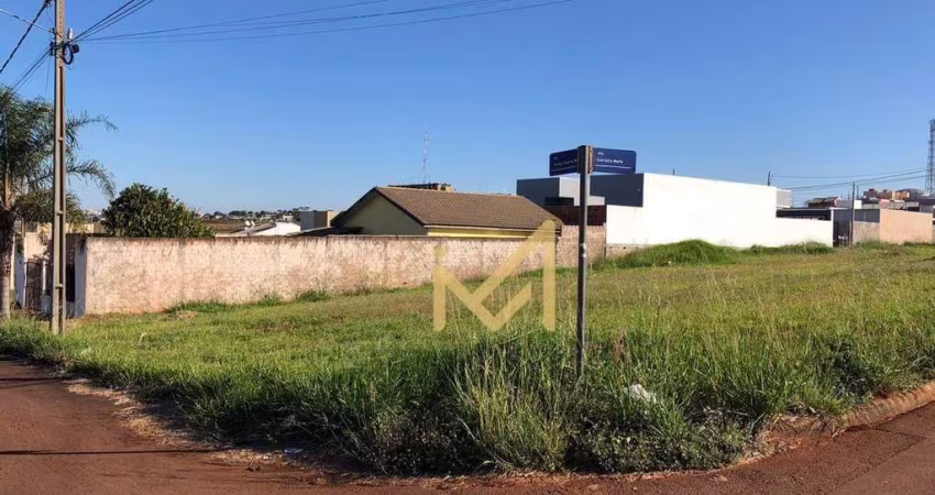 Terreno à venda, 250,00m² por R$ 180.000,00- Floresta - Cascavel/PR