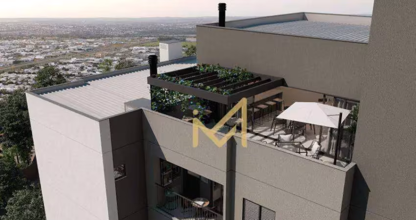Apartamento com 01 dormitório e 01 suíte à venda, 54 m² por r$ 415.640 - neva - cascavel/pr