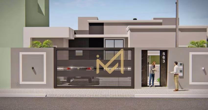 Casa com 1 suíte + 1  demi suíte  à venda, 77 m² por R$ 450.000 - Angra dos Reis - Cascavel/PR