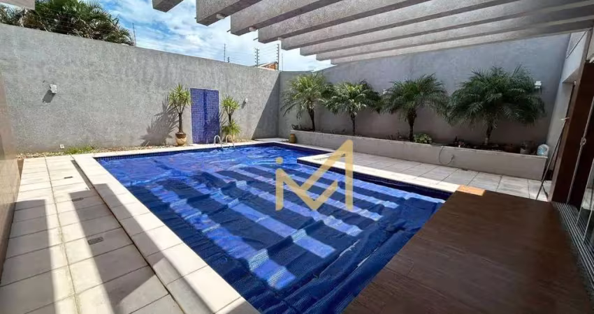 Casa com 4 suítes + 1 dormitórios à venda, 430 m² por r$ 3.947.000 - neva - cascavel/pr