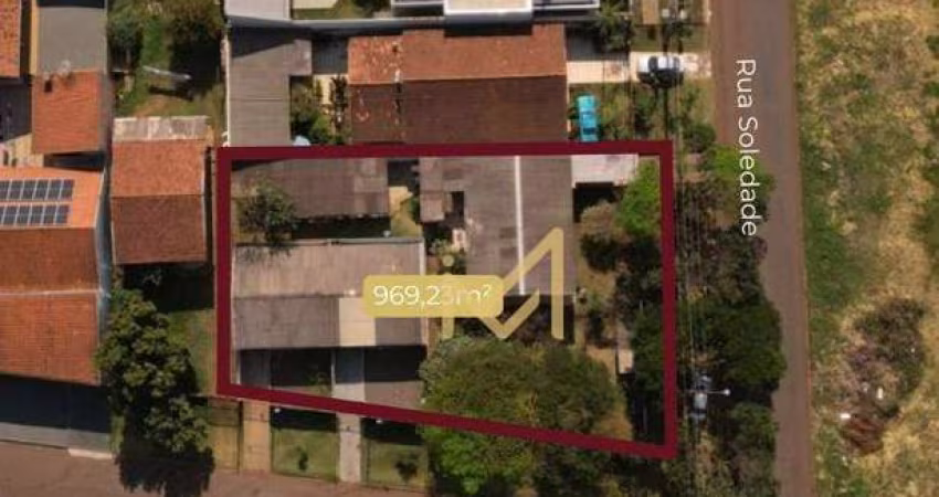 Terreno de esquina Comercial e residencial à venda, 969,00m² por R$ 1.800.000 - Canadá - Cascavel/PR