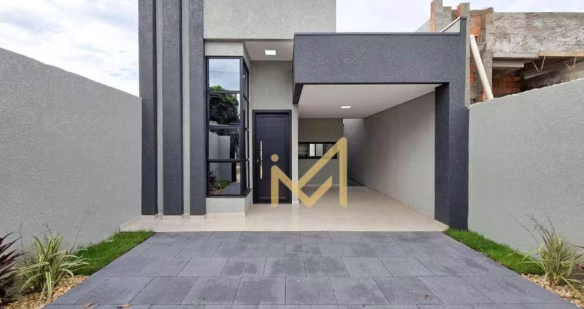 Casa com 3 dormitórios à venda, 107 m² por R$ 650.000,00 - Coqueiral - Cascavel/PR