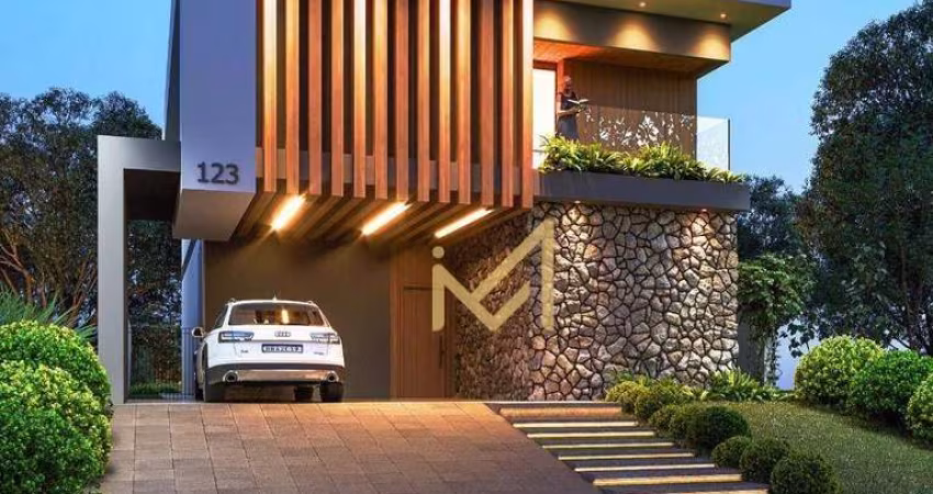 SOBRADO NO TERRAS ALPHA: 4 suítes + 4 vagas com 260m² por R$ 1.980.000 - Cascavel/PR