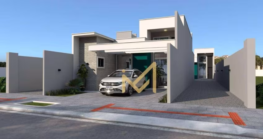 Casa com 3 dormitórios à venda, 63 m² por R$ 390.000,00 - Periolo - Cascavel/PR