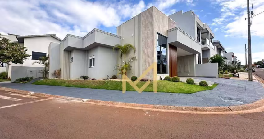 Casa com 3 suítes à venda, 167 m² por R$ 1.550.000 - Condomínio Paysage Felicitá - Cascavel/PR