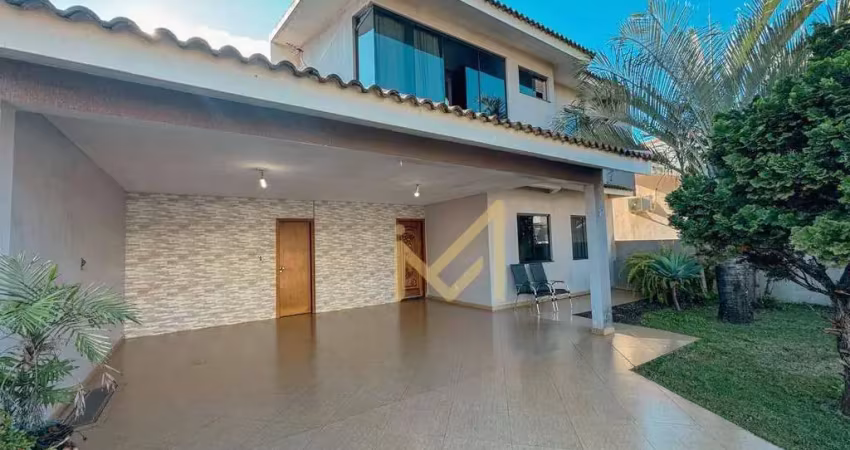 Sobrado com 1 suíte mais 3 dormitórios à venda, 254 m² por r$ 1.500.000 - pacaembu - cascavel/pr