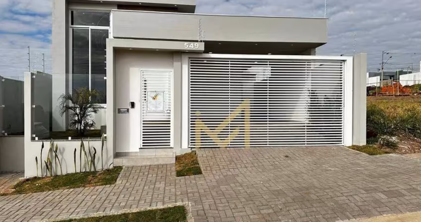 Casa com 3 dormitórios à venda, 124 m² por r$ 850.000,00 - positano - cascavel/pr