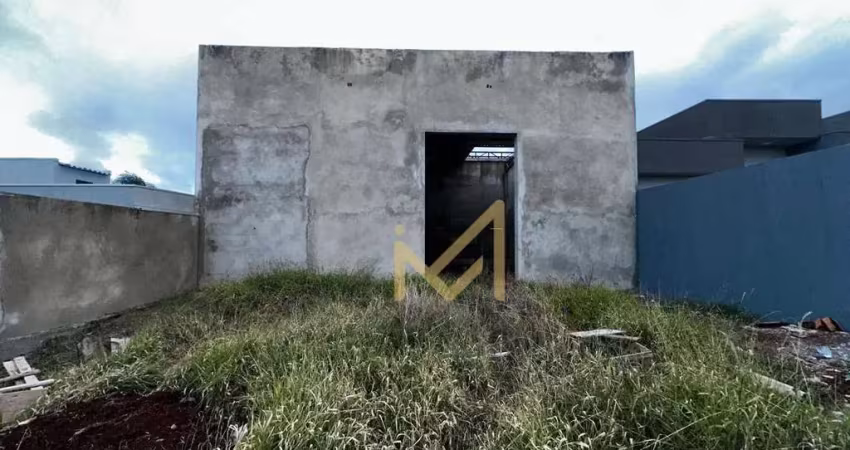 Barracão à venda, (no cinza, falta finalizar) 250 m² total por r$ 260.000 - florais do parana - cascavel/pr