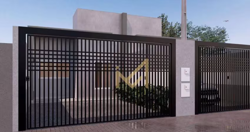 Casa com 2 dormitórios à venda, 47 m² por r$ 285.000,00 - barcelona - cascavel/pr