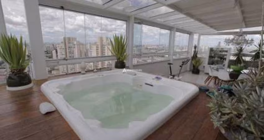 Cobertura c/ 4 quartos, 2 suítes e 4 vagas, 320m², à venda no Condomínio Leonardo da Vinci, no bairro Mooca, por 2.195.000,00