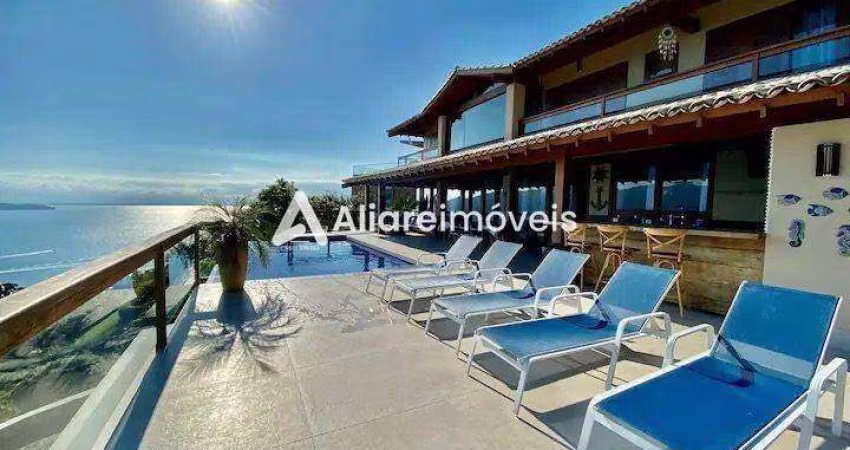 Casa c/ 9 quartos, 9 suítes e 6 vagas, 910m², à venda no bairro Ponta das Canas, por 13.000.000,00