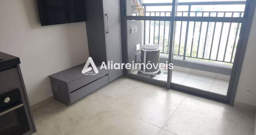Apartamento c/ 1 quarto, 30m², para aluguel no Condomínio Edifício Gran Diálogo, no bairro Vila Independência, por 2.000,00