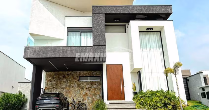 Sobrado com 3 suítes, Área gourmet com piscina e 4 vagas - Alphaville Nova Esplanada