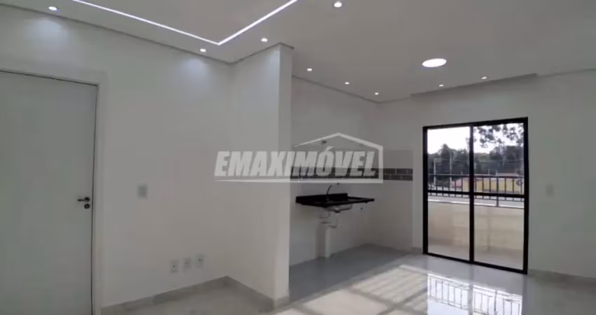 Apartamento com 2 quartos para alugar na Rua Seraphim Banietti, Bloco Unico, 640, Caguassu, Sorocaba
