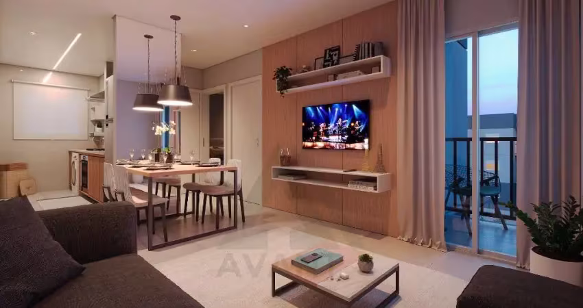 Apartamento à venda em Louveira-SP, bairro Bella Vida Santo Antônio: 2 quartos, 2 salas, 1 banheiro, 1 vaga, 47m². Venha conferir!