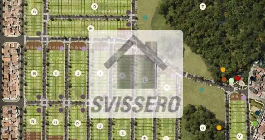 Terreno em condomínio fechado à venda na Rua dos Pedreiros, Núcleo Residencial Edison Bastos Gasparini, Bauru
