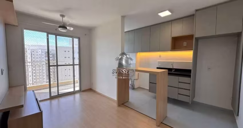 Apartamento rni nações unidas com 2 dormitórios, completo em armários