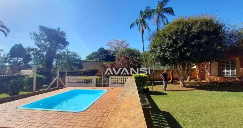 Chácara com 2 dormitórios à venda, 1000 m² por r$ 742.000,00 - parque dos pinheiros - nova odessa/sp