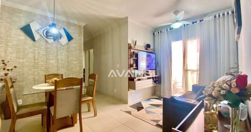 Apartamento Villa Real Residencial com 2 dormitórios à venda, 58 m² por R$ 270.000 - Jardim Bela Vista - Americana/SP