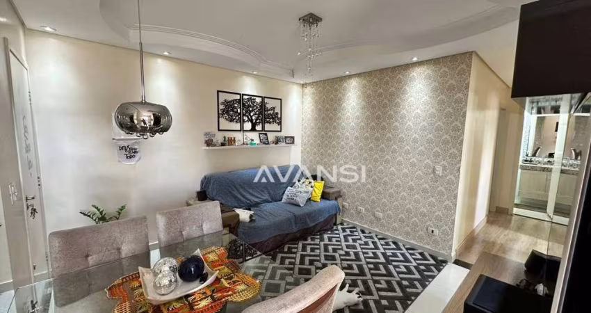 Apartamento Parque Real com 2 dormitórios à venda, 60 m² por R$ 265.000 - Jardim São Camilo - Santa Bárbara D'Oeste/SP