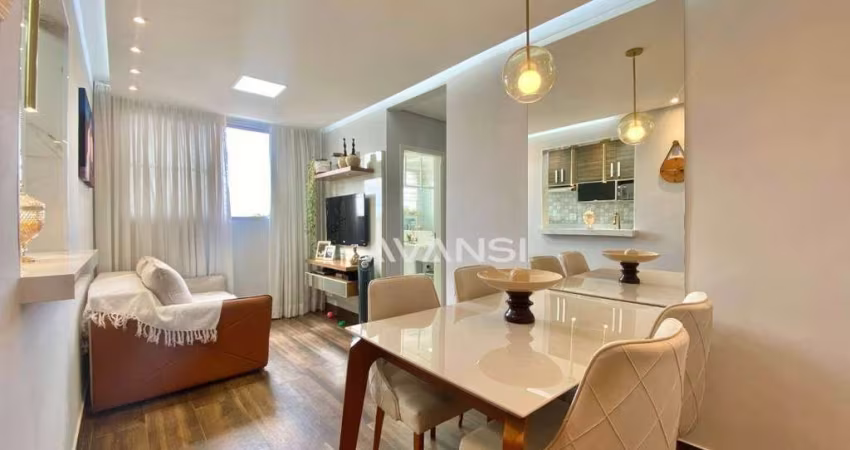 Apartamento Condomínio Spazio Azzurro com 2 dormitórios à venda, 50 m² por R$ 249.100 - Catharina Zanaga - Americana/SP