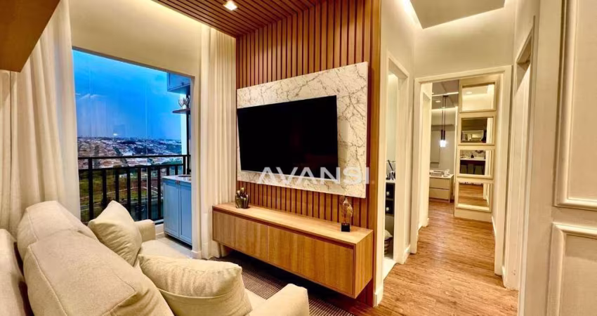 Apartamento Residencial Itapuã com 2 dormitórios à venda, 55 m² por R$ 326.568 - Jardim Itapuã - Santa Bárbara D'Oeste/SP