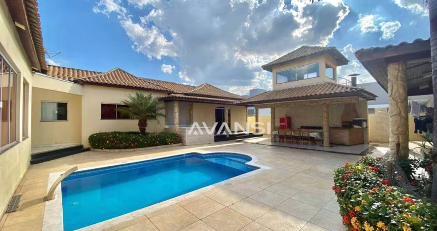 Casa Terras do Imperador com 3 dormitórios, 414 m² - venda por R$ 2.700.000 ou aluguel por R$ 16.858/mês - Jardim Imperador - Americana/SP