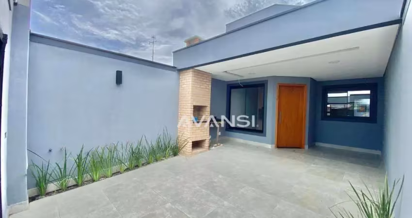 Casa com 3 dormitórios à venda, 96 m² por r$ 480.000,00 - jardim europa i - santa bárbara d'oeste/sp