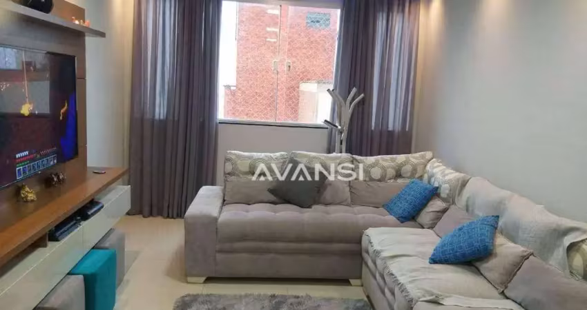 Apartamento condomínio edifício amina najar com 2 dormitórios à venda, 125 m² por r$ 390.000 - centro - americana/sp