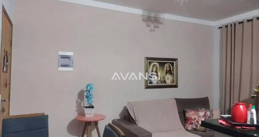 Apartamento condomínio dona laura com 2 dormitórios à venda, 63 m² por r$ 300.000 - parque das nações - americana/sp