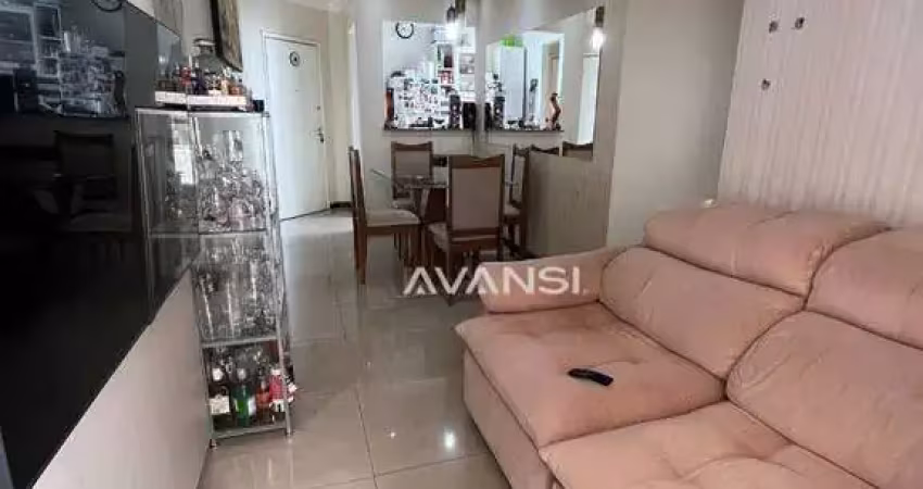 Apartamento spazzio amaretto  à venda, 64 m² - vila omar - americana/sp