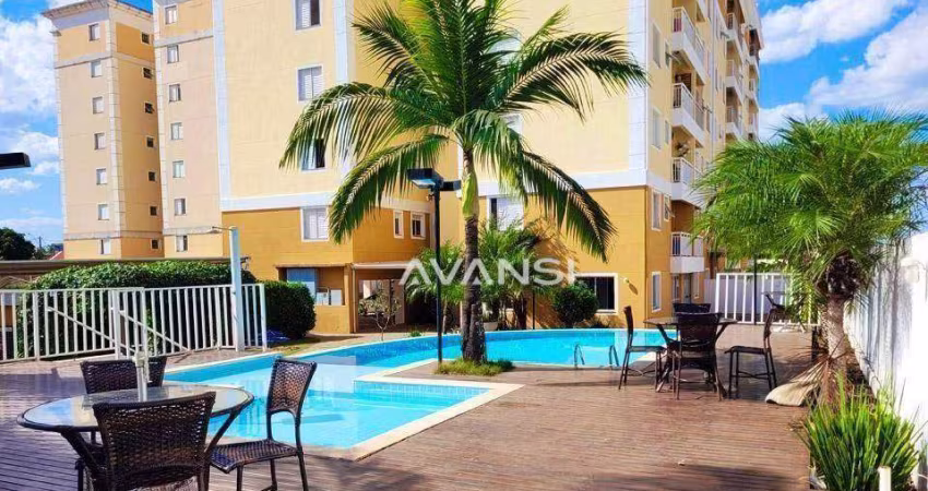 Apartamento Terra Nova com 2 dormitórios à venda, 52 m² por R$ 250.000 - Vila Omar - Americana/SP