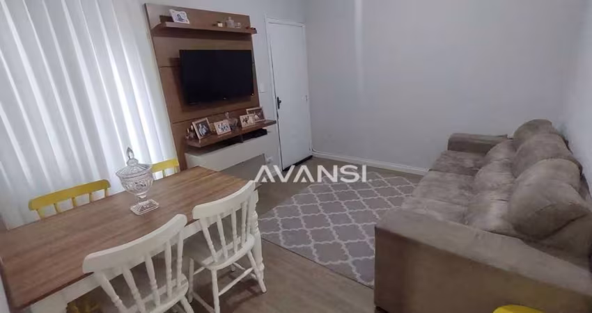 Apartamento Edifico Daniza ao lado do Supermercado São Vicente com 2 dormitórios à venda, 49 m² por R$ 200.000 - São Vito - Americana/SP