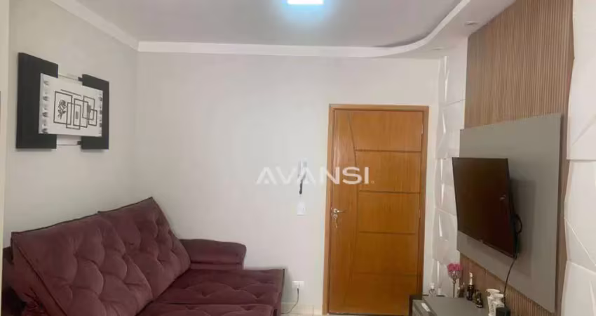Apartamento residencial jade com 2 dormitórios à venda, 52 m² por r$ 218.000 - jardim são roque - americana/sp